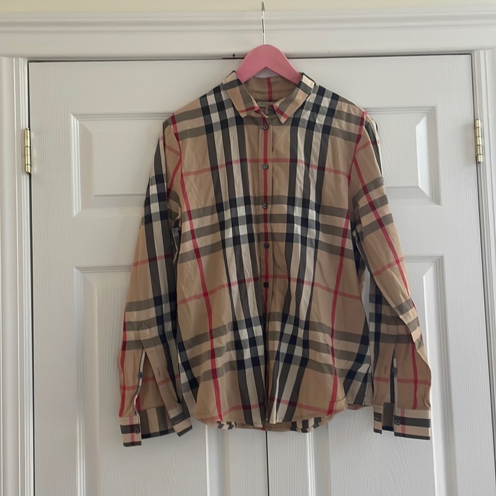 Burberry Classic Check Button Down